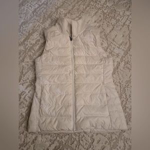 white north face vest